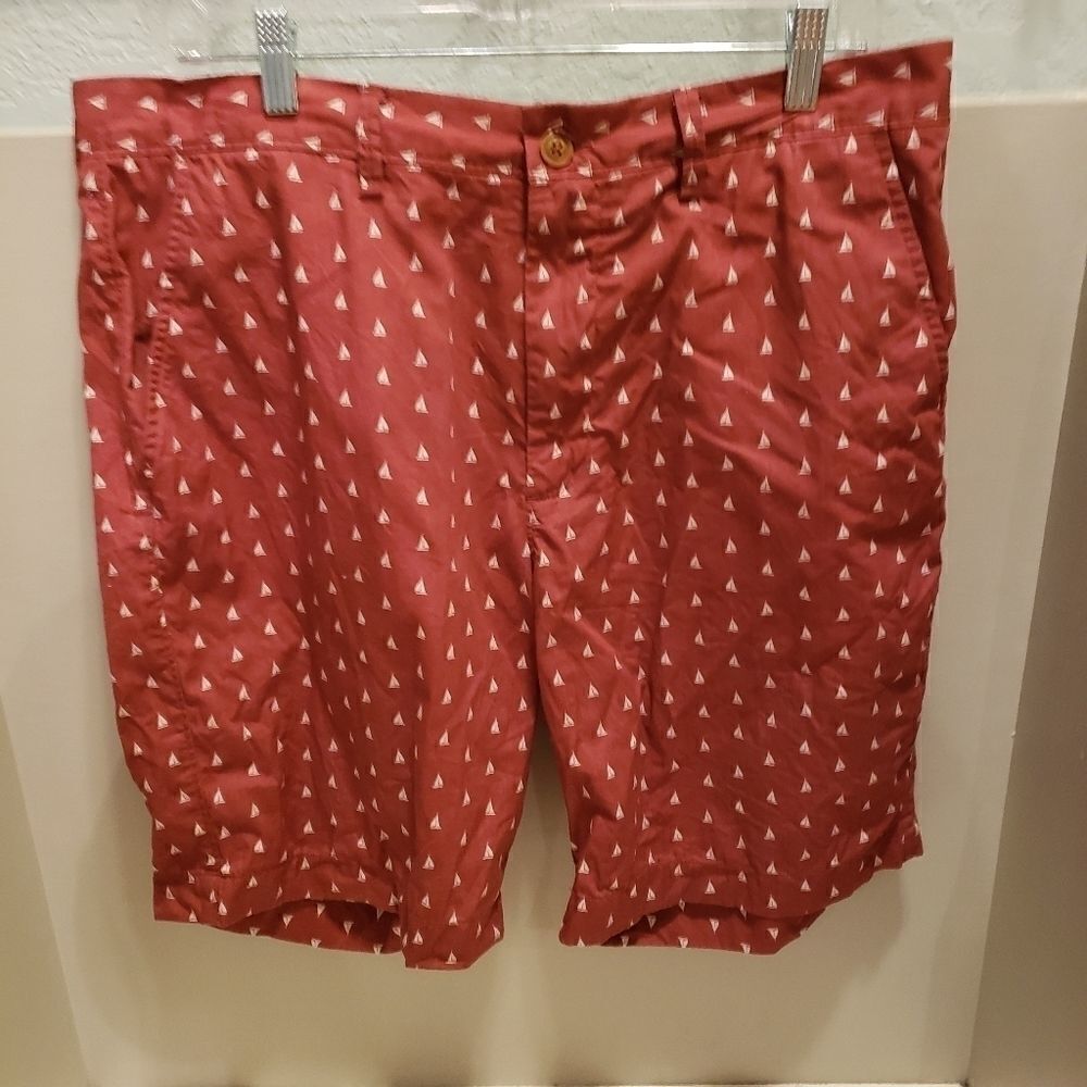 J Crew Factory Gramercy Shorts Sailboats 35